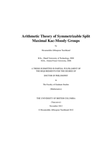 Arithmetic Theory of Symmetrizable Split Maximal Kac-Moody Groups