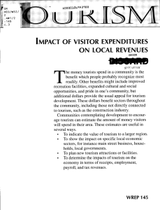 iI7± Ui ON LOCAL REVENUES IMPACT OF VISITOR EXPENDITURES