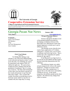 Cooperative Extension Service The University of Georgia