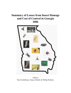 Summary of Losses from Insect Damage 2006 Editors