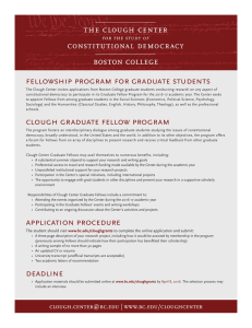 Fellowship program For graduate students