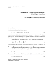 Relaxation of Excited States in Nonlinear Schrödinger Equations