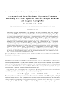 Asymptotics of Some Nonlinear Eigenvalue Problems