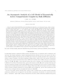 An Asymptotic Analysis of a 2-D Model of Dynamically 1
