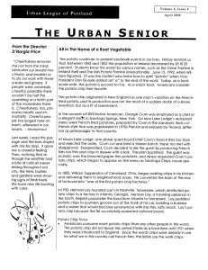 THE URBAN SENIOR Urban League of Portland D'Norgia Price