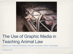 The Use of Graphic Media in Teaching Animal Law 6 November 2015