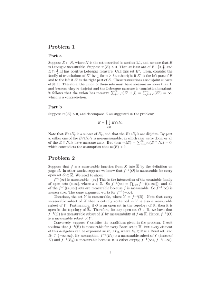 Problem 1 Part A