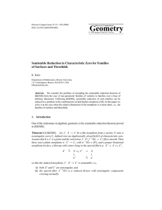 Geometry Semistable Reduction in Characteristic Zero for Families of Surfaces and Threefolds