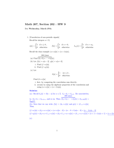 Math 267, Section 202 : HW 9