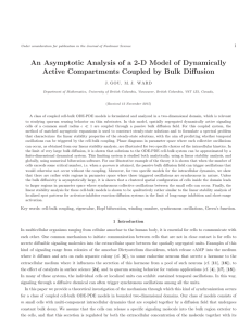 An Asymptotic Analysis of a 2-D Model of Dynamically 1