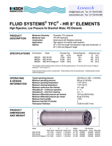 FLUID SYSTEMS TFC - HR 8” ELEMENTS