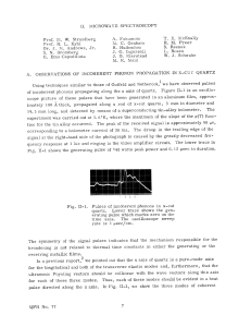 II. MICROWAVE  SPECTROSCOPY E. A.  Fukumoto