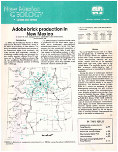 in Adobe brick production New Mexico