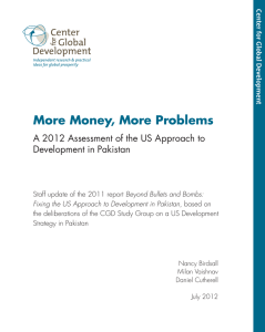 More Money, More Problems Development in Pakistan