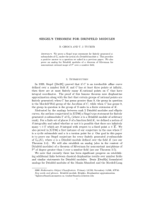 SIEGEL’S THEOREM FOR DRINFELD MODULES