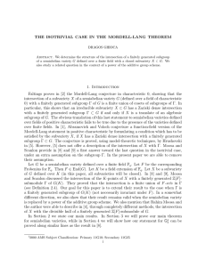 THE ISOTRIVIAL CASE IN THE MORDELL-LANG THEOREM