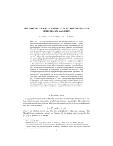 THE MORDELL–LANG QUESTION FOR ENDOMORPHISMS OF SEMIABELIAN VARIETIES