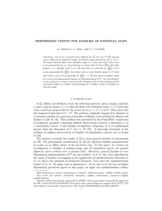 PREPERIODIC POINTS FOR FAMILIES OF RATIONAL MAPS