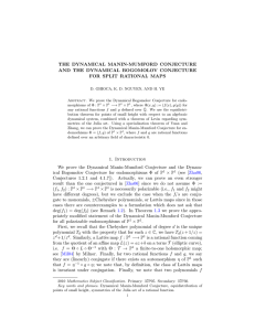 THE DYNAMICAL MANIN-MUMFORD CONJECTURE AND THE DYNAMICAL BOGOMOLOV CONJECTURE