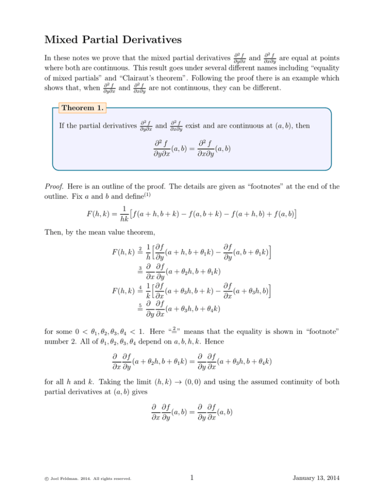 mixed-partial-derivatives