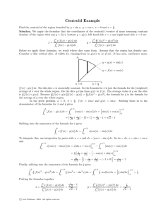 Centroid Example