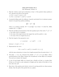 Math 227 Problem Set I Due Wednesday, January 13
