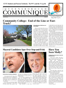 Community College:  End of the Line or Fast- Track?
