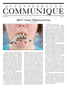 QCC Goes Tobacco-Free