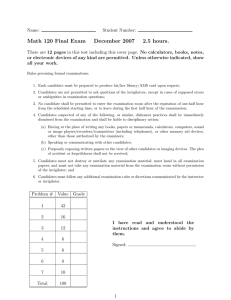 Math 120 Final Exam December 2007 2.5 hours.