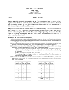 Math 220, Sections 201/202 Final Exam April 15, 2005