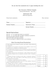 Be sure that this examination has 11 pages including this... The University of British Columbia Sessional Examinations - April 2010