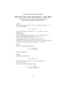 Math 301 (201) Final Examination - April 2007