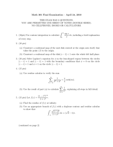 Math 301 Final Examination – April 24, 2010