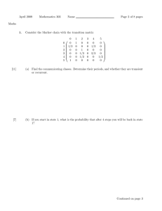 April 2009 Mathematics 303 Name Page 2 of 8 pages