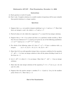 Mathematics 437/537 – Final Examination, December 11, 2006 Instructions