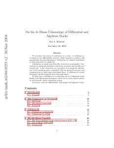 On the de Rham Cohomology of Differential and Algebraic Stacks