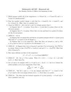 Mathematics 437/537 – Homework #2