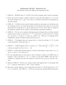 Mathematics 437/537 – Homework #4 −2)/(2y