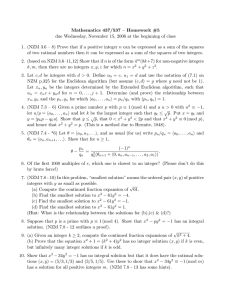 Mathematics 437/537 – Homework #5