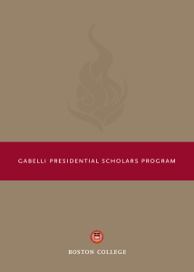 gabelli presidential scholars program