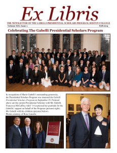 Celebrating The Gabelli Presidential Scholars Program