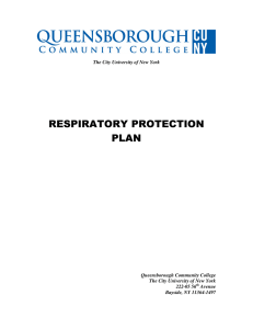 RESPIRATORY PROTECTION PLAN