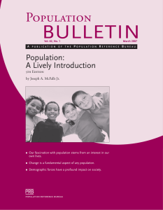BULLETIN Population Population: A Lively Introduction