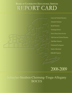 2008-2009 Schuyler-Steuben-Chemung-Tioga-Allegany BOCES