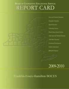 2009-2010 Franklin-Essex-Hamilton BOCES