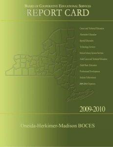 2009-2010 Oneida-Herkimer-Madison BOCES