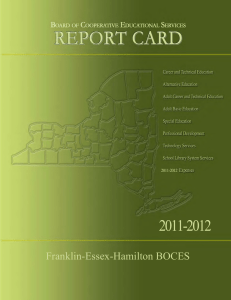 2011-2012 Franklin-Essex-Hamilton BOCES
