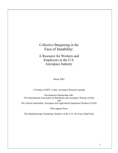 Face of Instability:  Collective Bargaining in the A Resource for Workers and