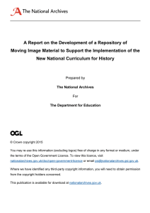A Report on the Development of a Repository of