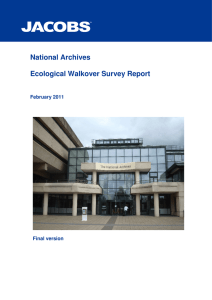 National Archives Ecological Walkover Survey Report February 2011